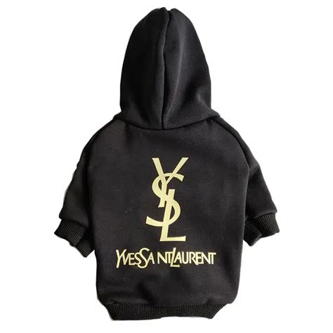 YSL dog hoodie 